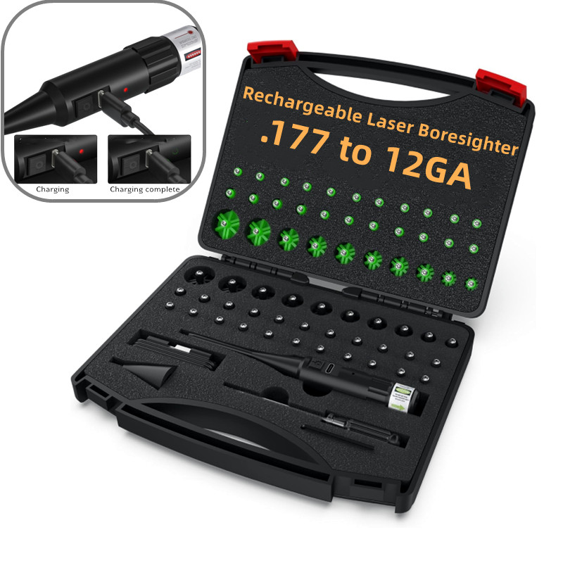 Laser Boresighter Kit - Kit de borosigher a laser recarregável,