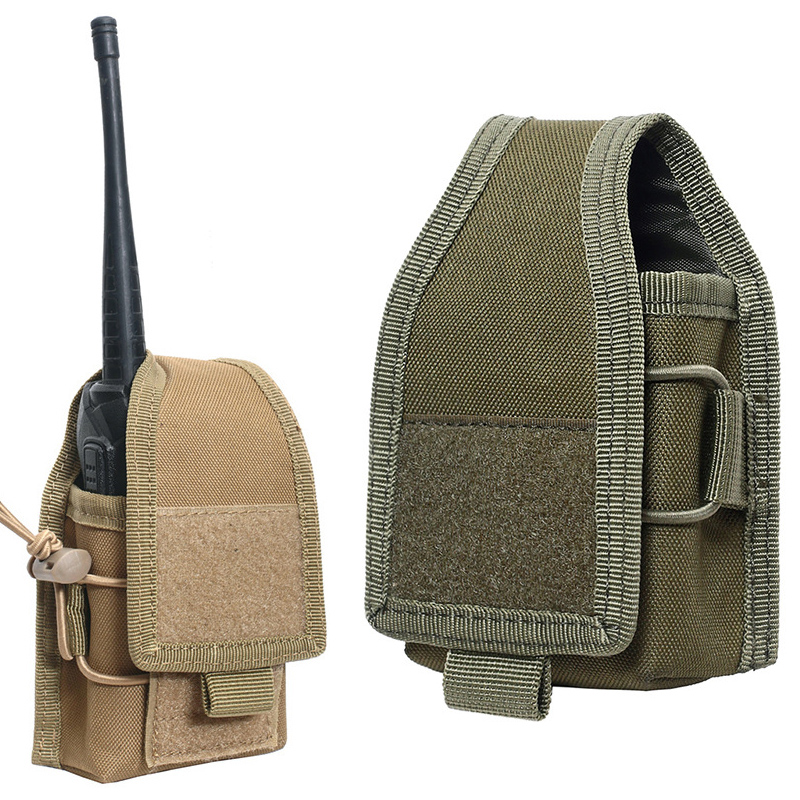 Outdoor Hunting Magazines - Molle rádio bolsa interfone titular do