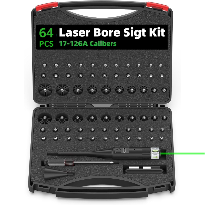 Laser Boresighter Kit - Kit de Colimador a Laser Recarregável