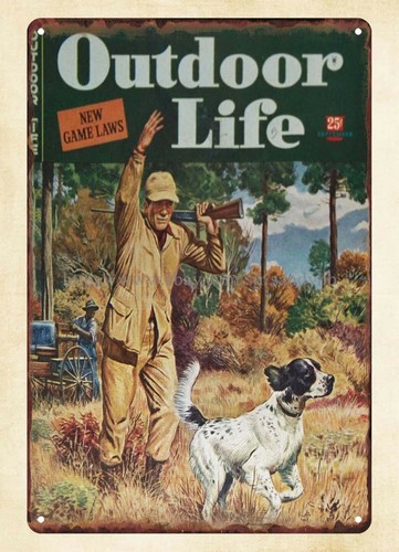 Outdoor Hunting Dogs - Capa da revista OUTDOOR LIFE de