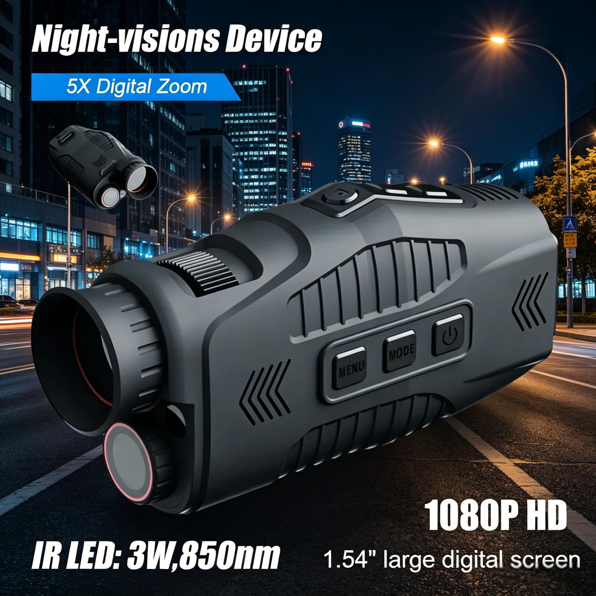 Hunting Outdoor Day - Dispositivo Monocular de Visão Noturna Infravermelha