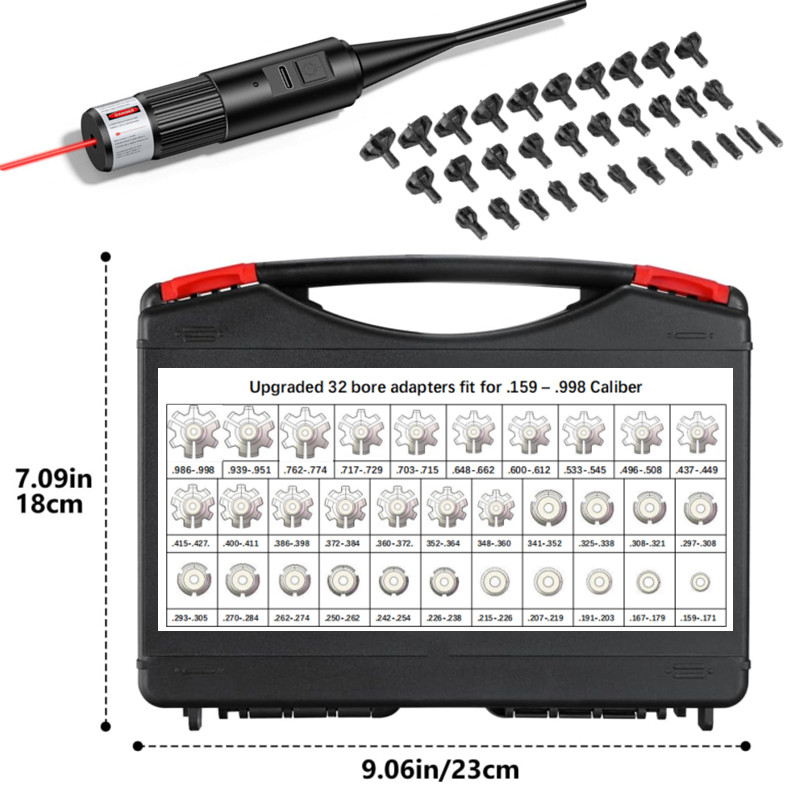 Laser Boresighter Kit - Kit de borosigher a laser recarregável