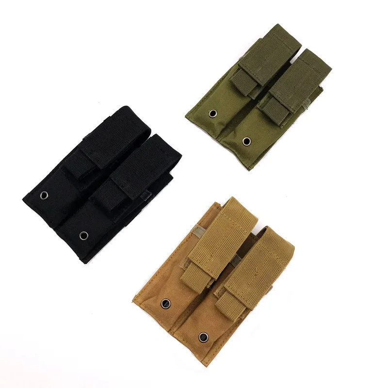 Outdoor Hunting Magazines - Tactical pistola dupla Mag Pouch, Molle