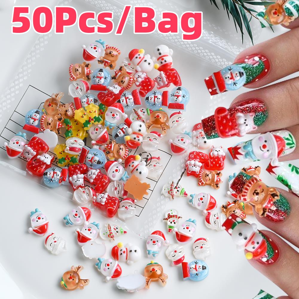 Elk Bugle Call - 50 Peças de Decorações de Unhas