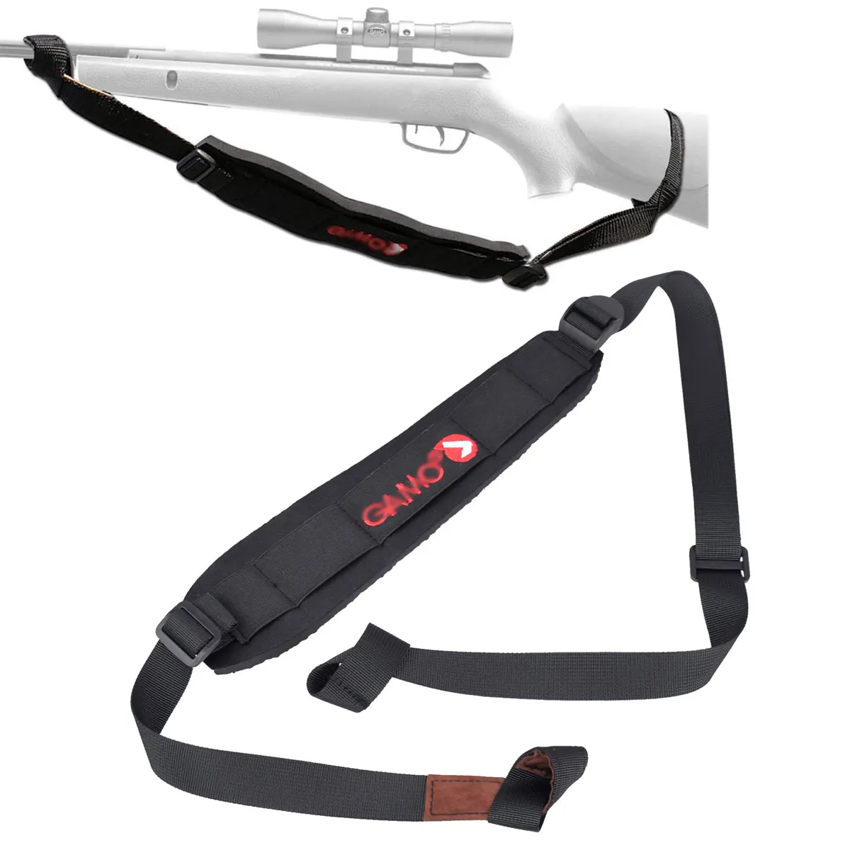 Rifle Sling Swivel - Estilingue tático para arma gamo, antiderrapante,