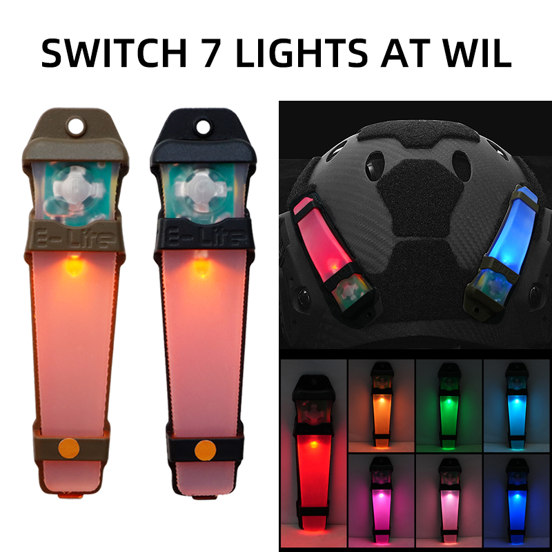 Qc Hunting & Outdoor Sports Reviews - Booiu luz tática para capacete, luz