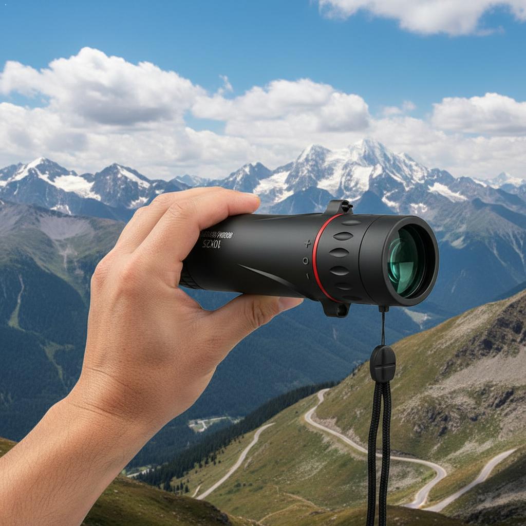 Monocular Night Vision - Telescópio monocular portátil de alta potência,