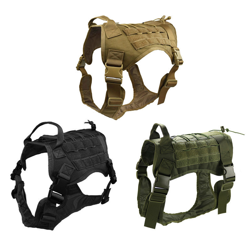 Outdoor Hunting Dogs - Cão ajustável colete arnês conjunto de