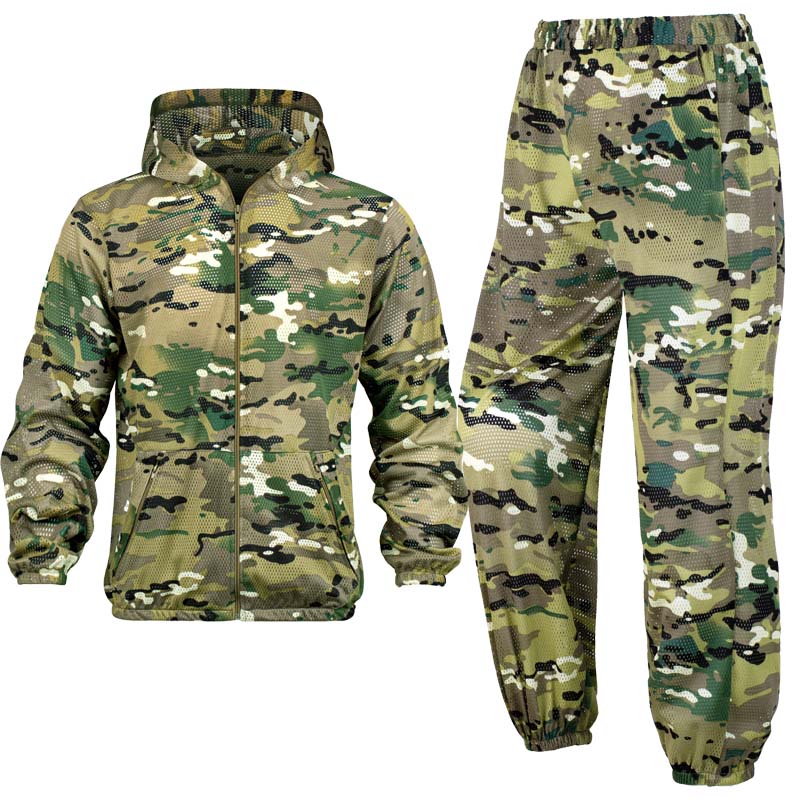 Hunting Outdoor Apparel - Conjunto de Camuflagem de Verão com