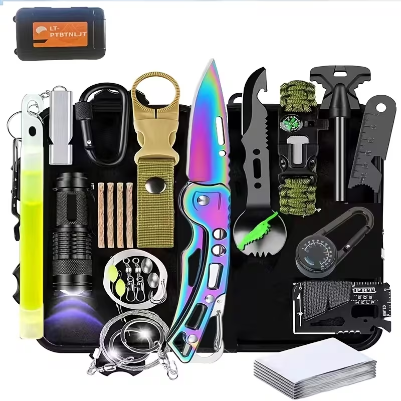 Hunting Outdoor Day - Conjunto de Equipamentos de Sobrevivência 28