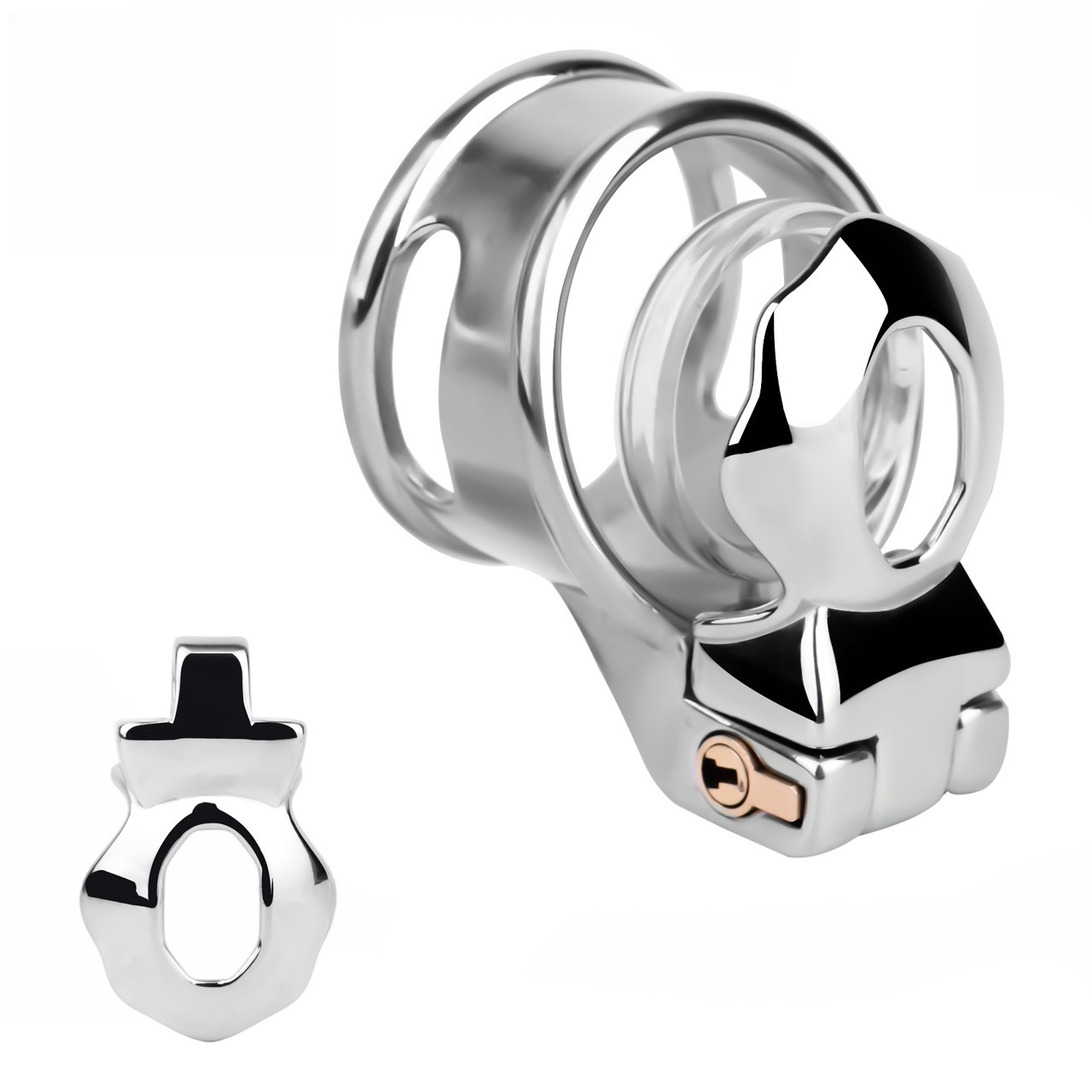 Hunting & Outdoor Supplies - Cadeado de castidade masculino de aço