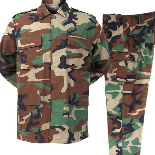 Hunting & Outdoor Supplies - Conjunto Tático Masculino BDU Camuflado de