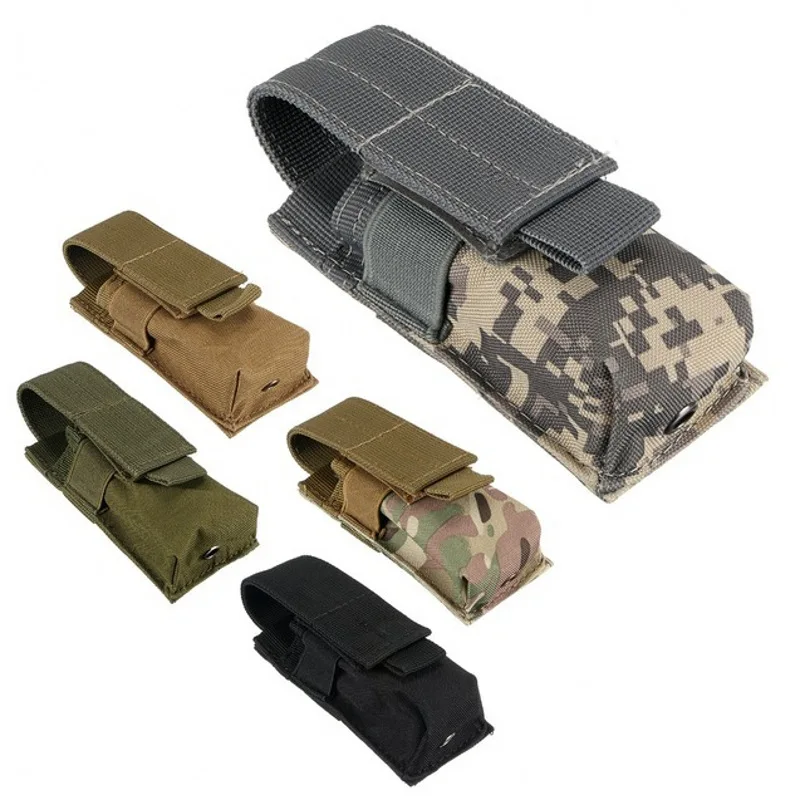 Outdoor Hunting Magazines - Bolsa Tática Molle M5 para Lanterna,