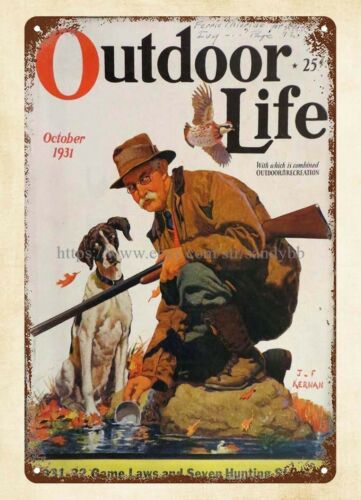 Outdoor Hunting Dogs - Interior da casa 1931, capa da