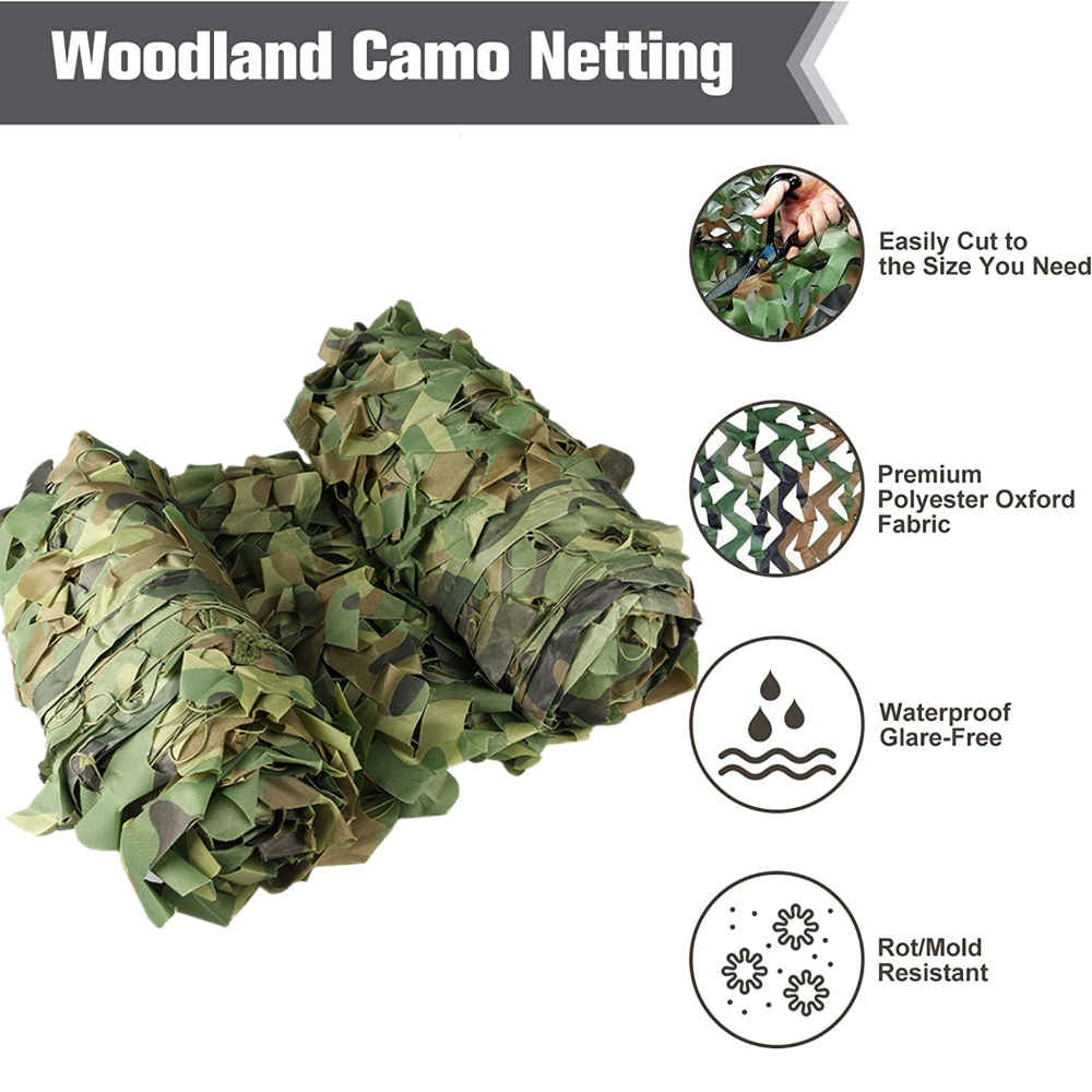 Caça camuflagem net, 10m x 1.5 - Outdoor Hunting Tent avaliação e preço