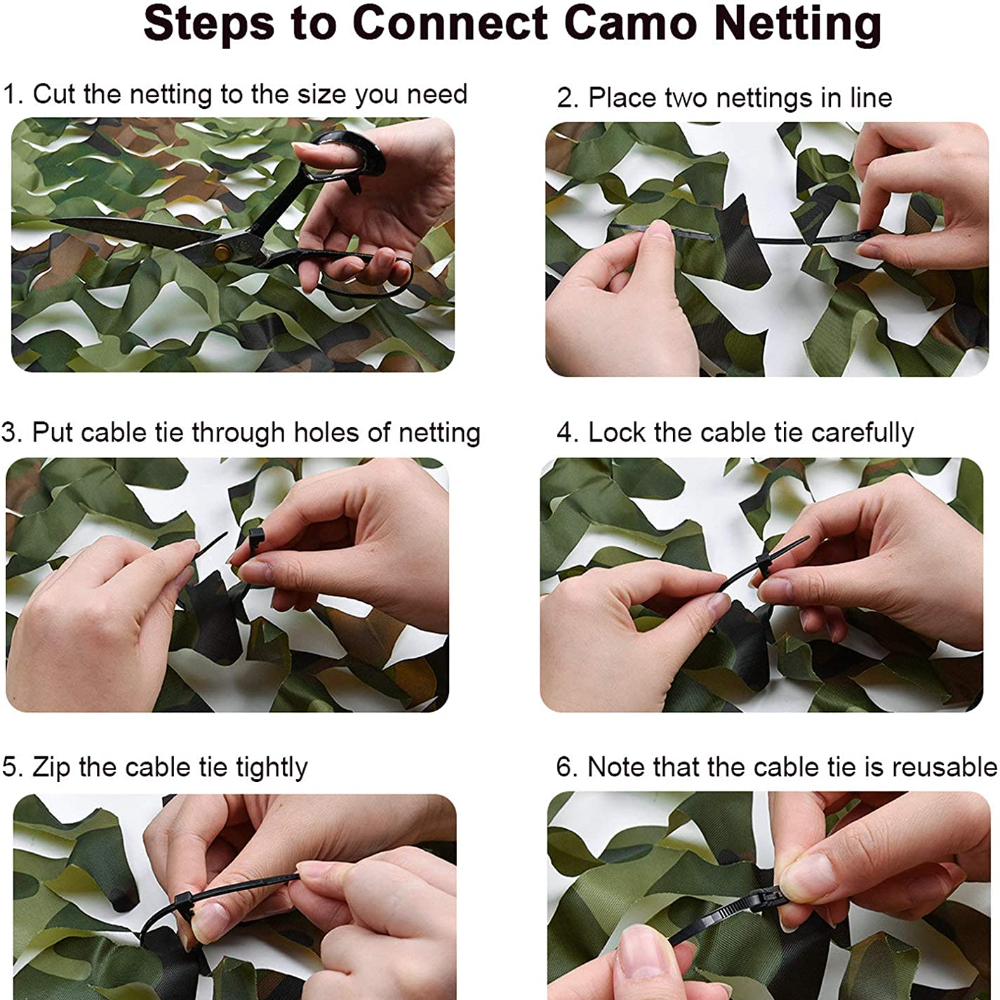 Caça camuflagem net, 10m x 1.5 - Outdoor Hunting Tent avaliação e preço