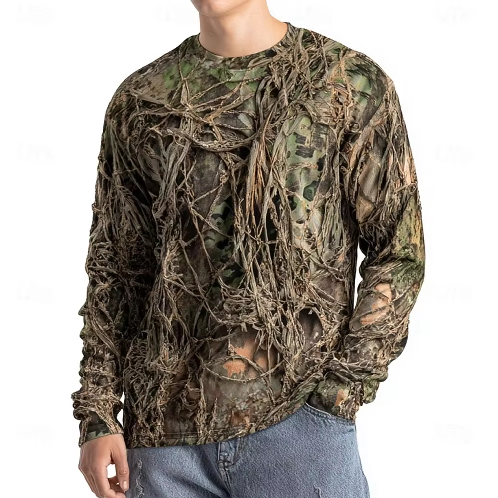 Camisa Masculina de Manga Long - Hunting & Outdoor Supplies avaliação e preço