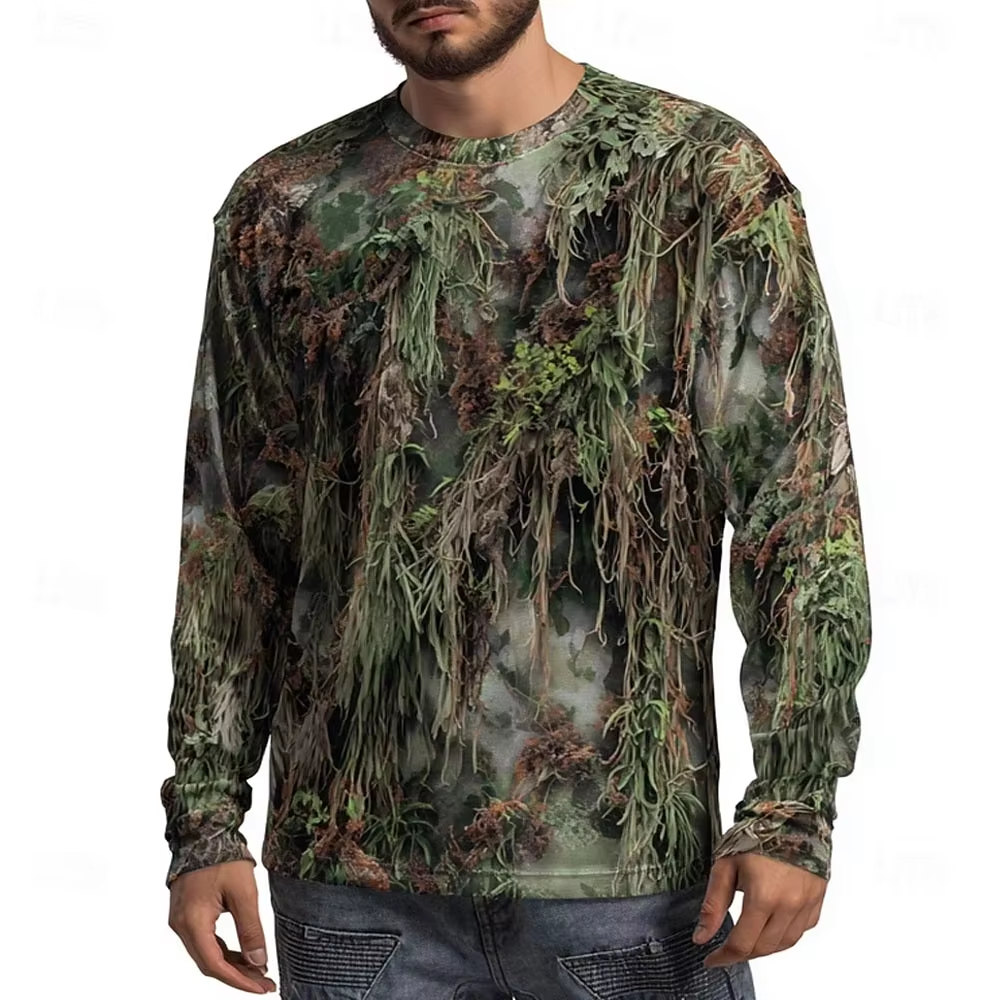 Camisa Masculina de Manga Long - Hunting & Outdoor Supplies avaliação e preço