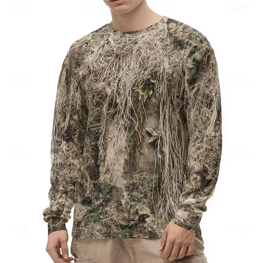 Camisa Masculina de Manga Long - Hunting & Outdoor Supplies avaliação e preço