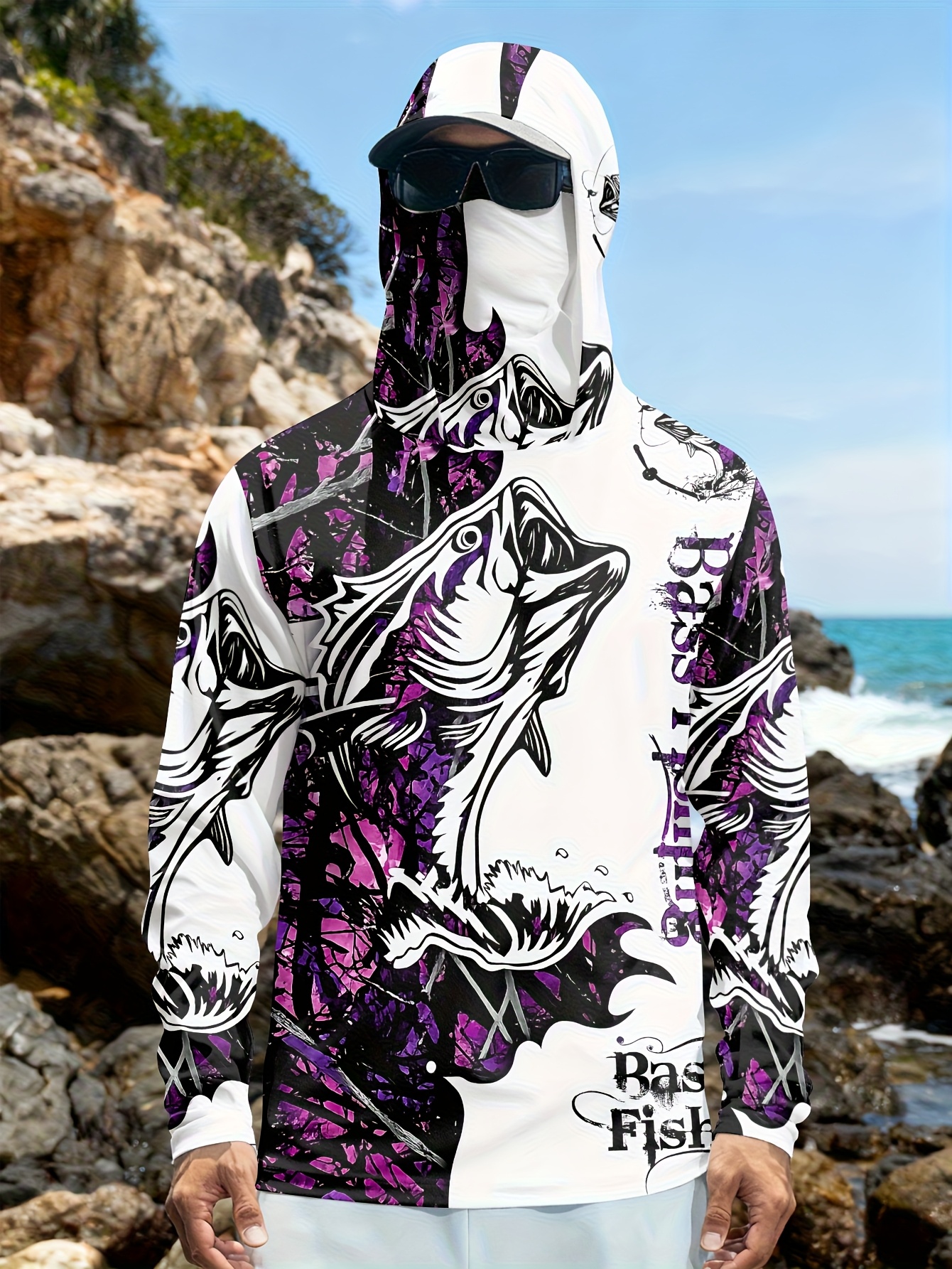 Camiseta com capuz para pesca  - Hunting & Outdoor Supplies avaliação e preço