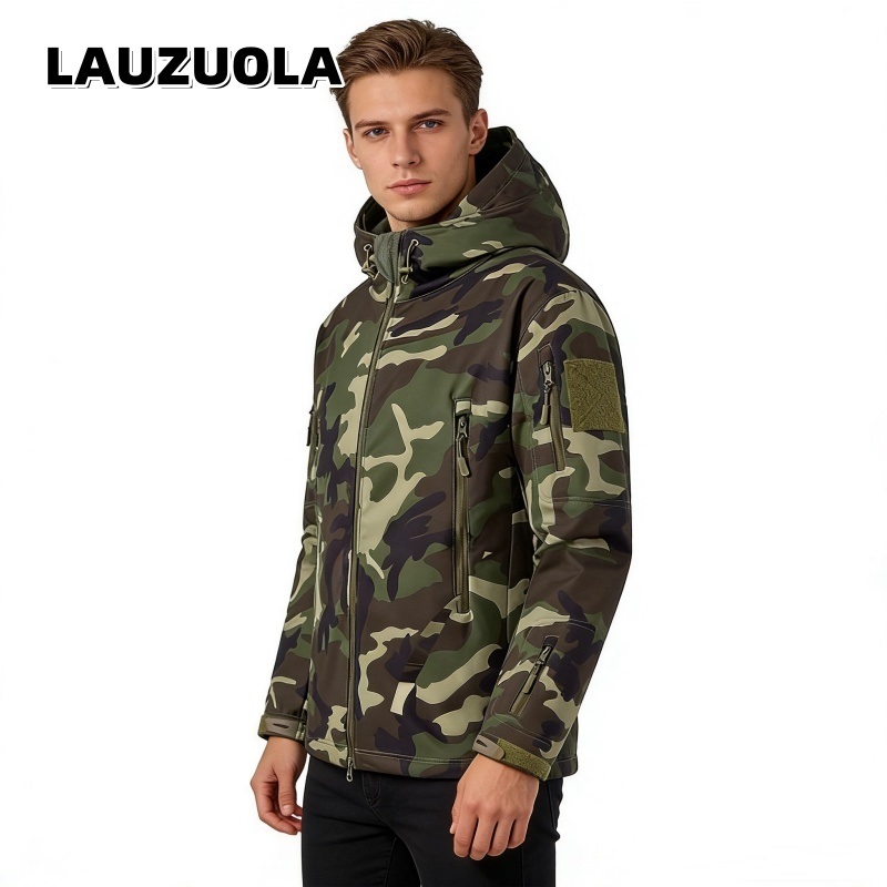 Jaqueta Masculina Camuflada Im - Outdoor Hunting Hoodie avaliação e preço
