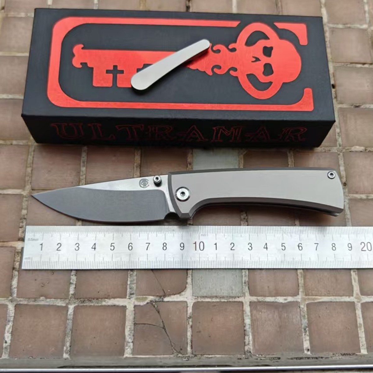 Nova Faca Dobrável Chaves Ultr - Outdoor Hunting Logo avaliação e preço
