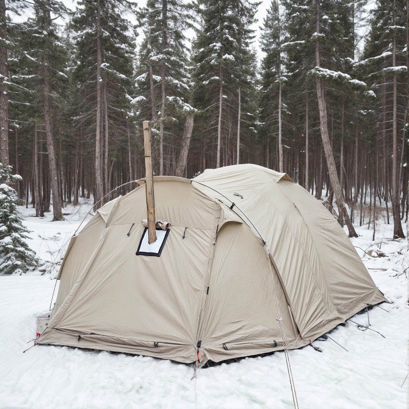 Barraca quente à prova de fogo - Outdoor Hunting Tent avaliação e preço