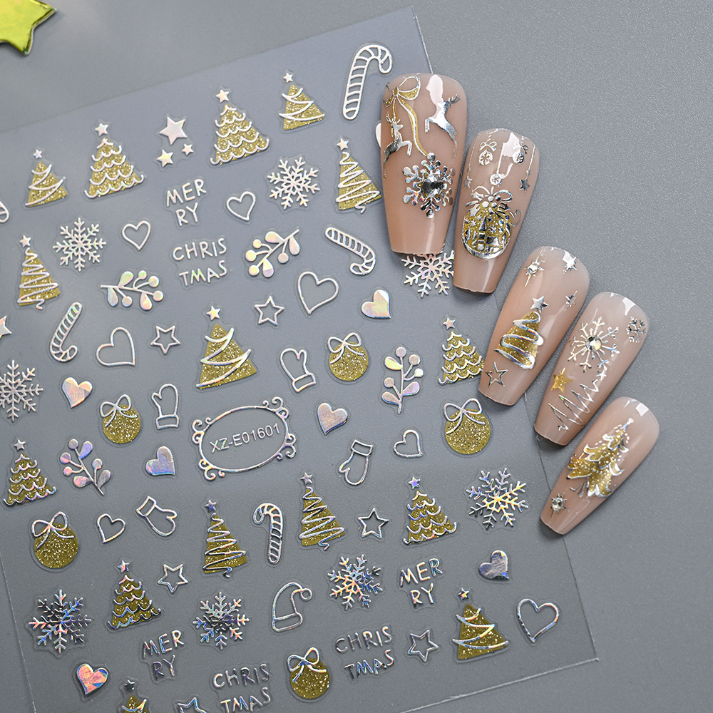 12 pçs 3d laser prata natal ad - Elk Bugle Call avaliação e preço