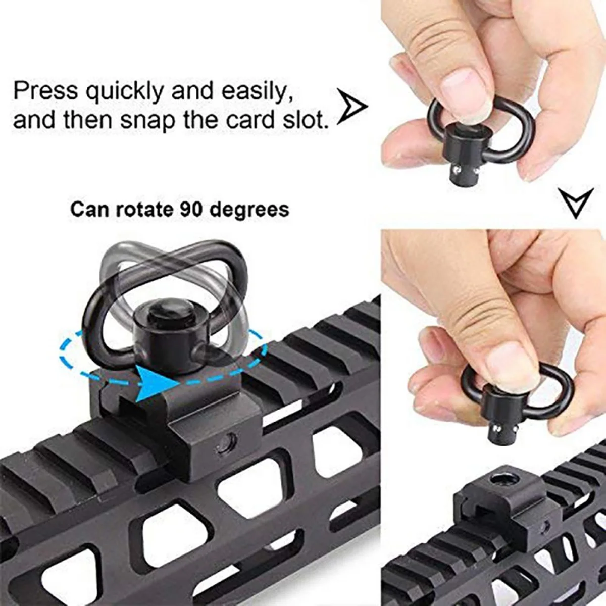 Alça Tática para Arma com Five - Rifle Sling Swivel avaliação e preço