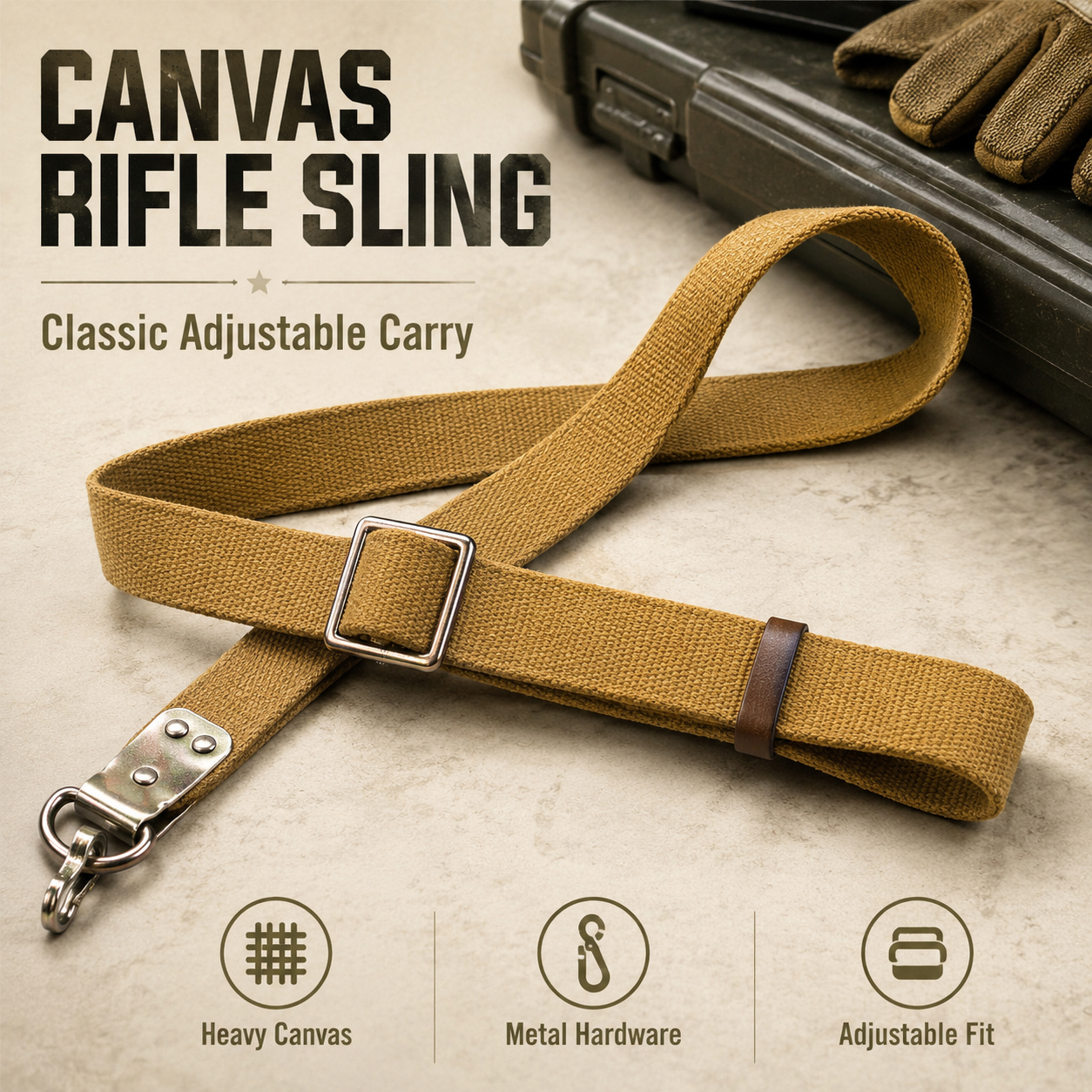 Alça de lona para rifle tático - Rifle Sling Swivel avaliação e preço