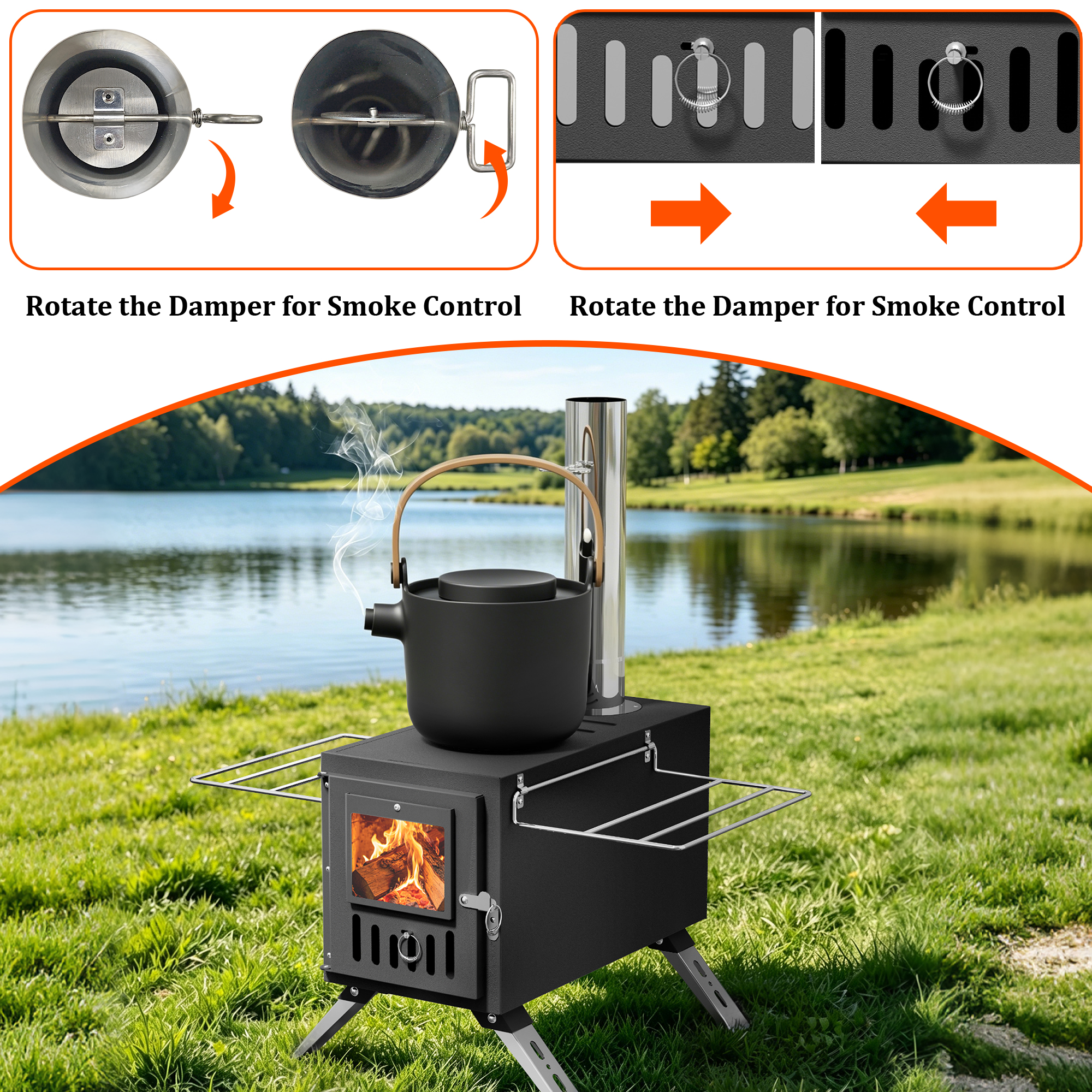 Fogão para Barraca, Fogão a Le - Outdoor Hunting Tent avaliação e preço