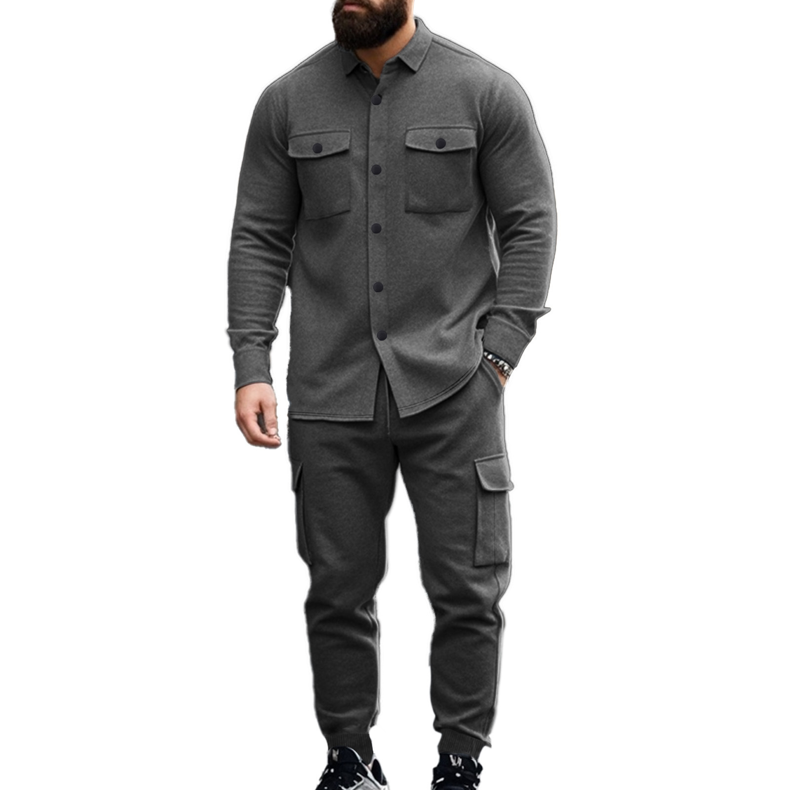 Conjunto de camisa de jaqueta  - Outdoor Hunting Overalls avaliação e preço