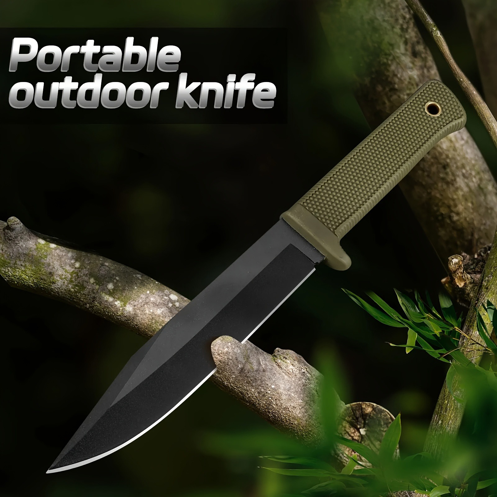 Nova faca de camping de lâmina - Hunting Knife Outdoor Edge avaliação e preço