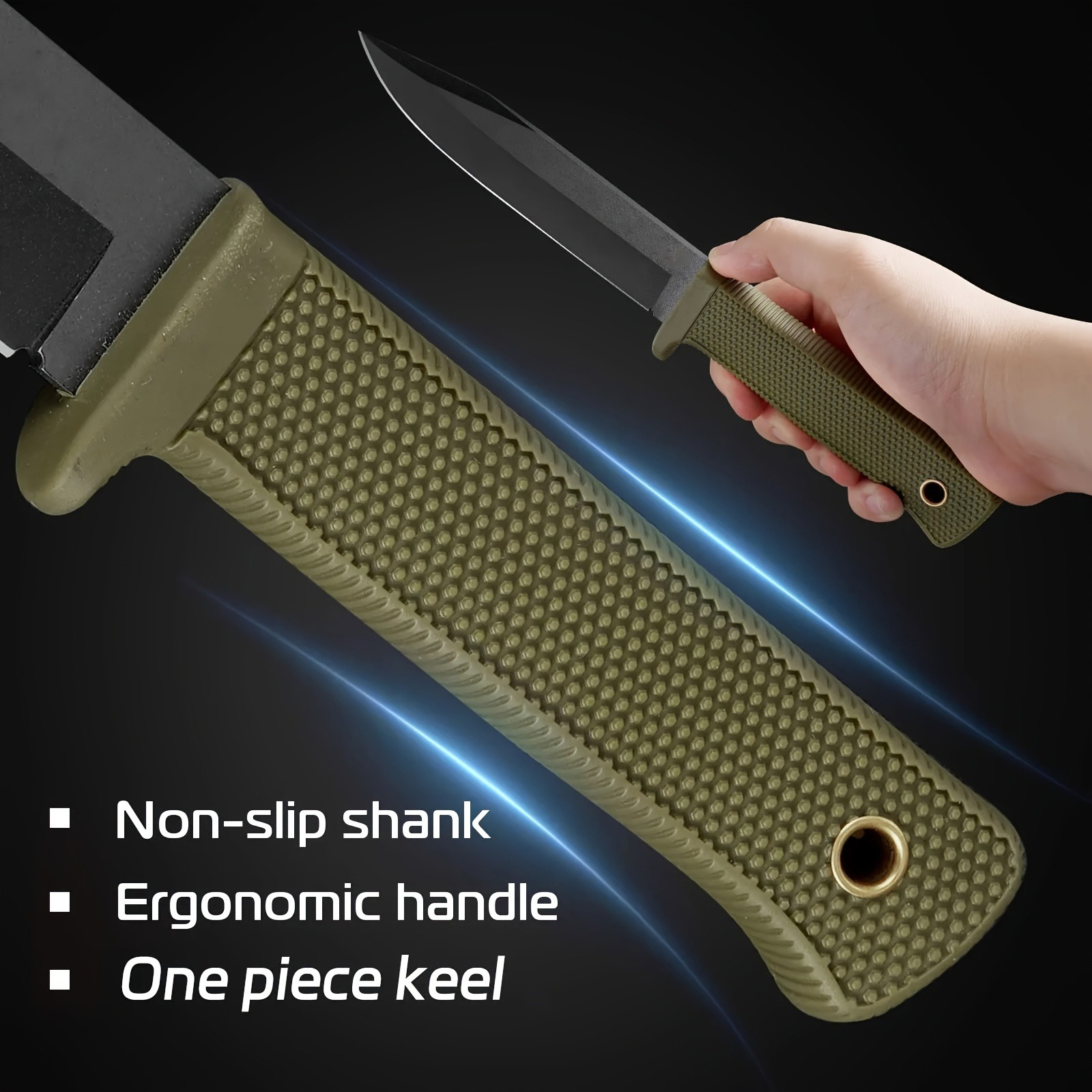 Nova faca de camping de lâmina - Hunting Knife Outdoor Edge avaliação e preço