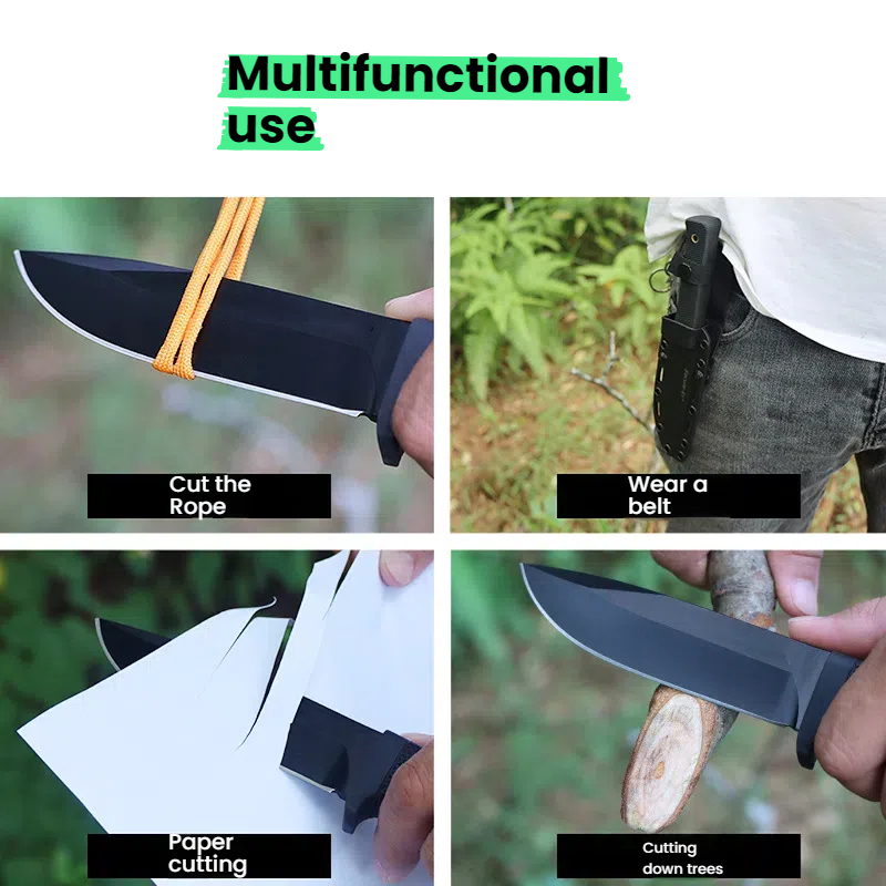 Nova faca de camping de lâmina - Hunting Knife Outdoor Edge avaliação e preço