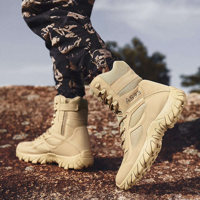 Bota tática masculina, sapatos - Hunting Outdoor Brands avaliação e preço