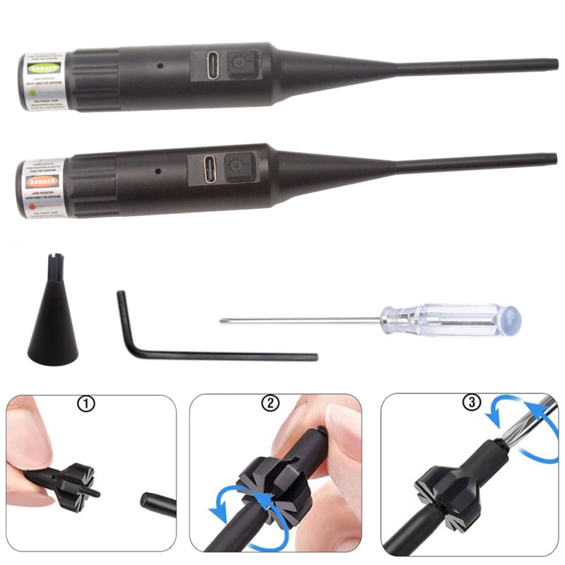 Kit de visão de furo 12 adapta - Laser Boresighter Kit avaliação e preço