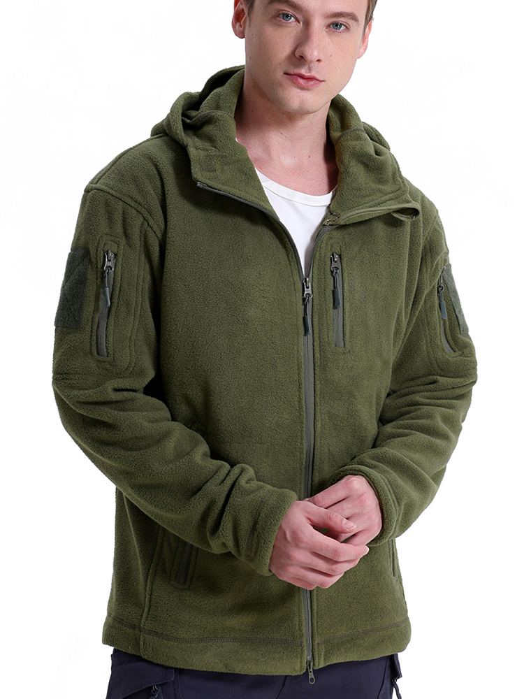 Jaqueta de lã tática masculina - Outdoor Hunting Hoodie avaliação e preço