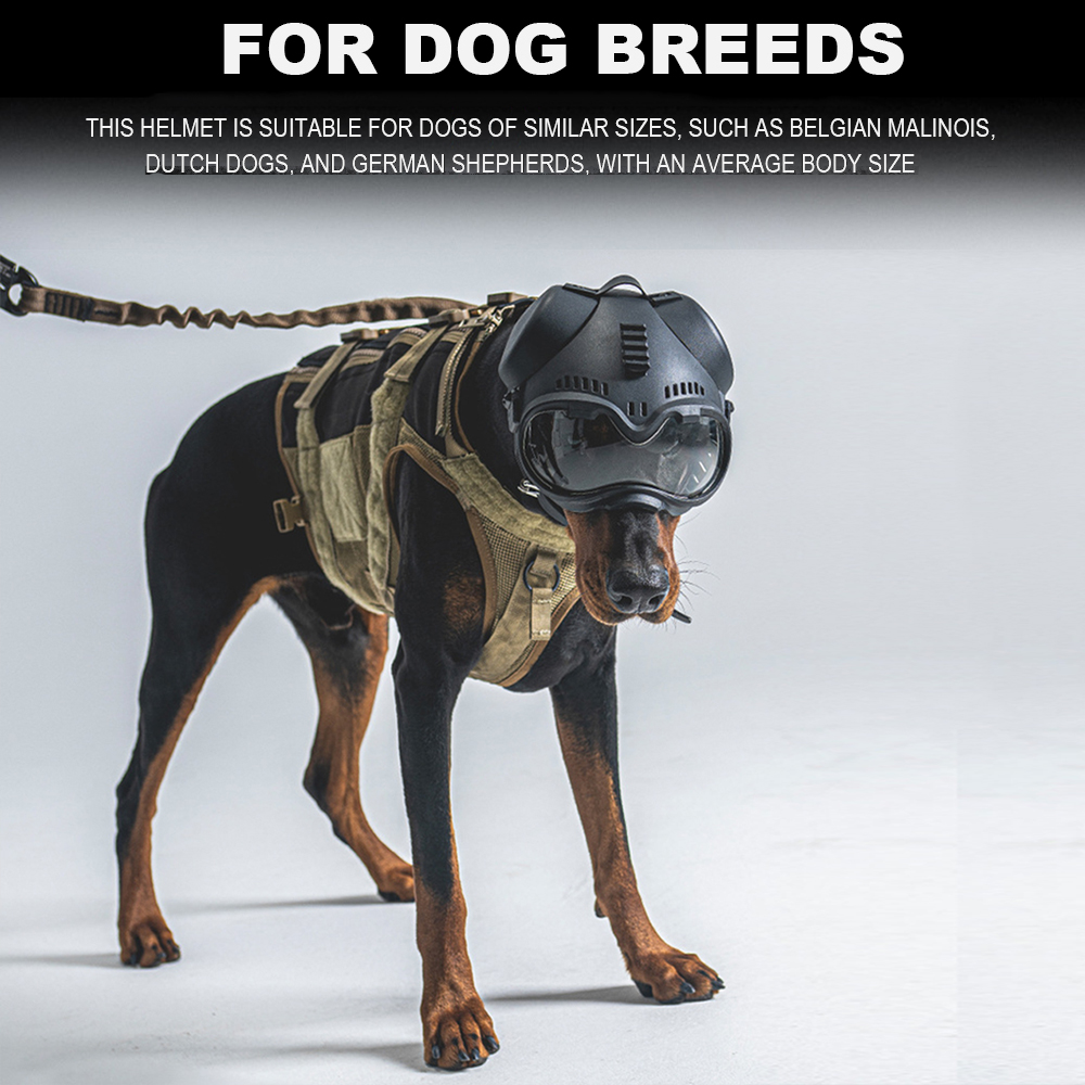 Capacete Tático para Cães K9 c - Outdoor Hunting Dogs avaliação e preço