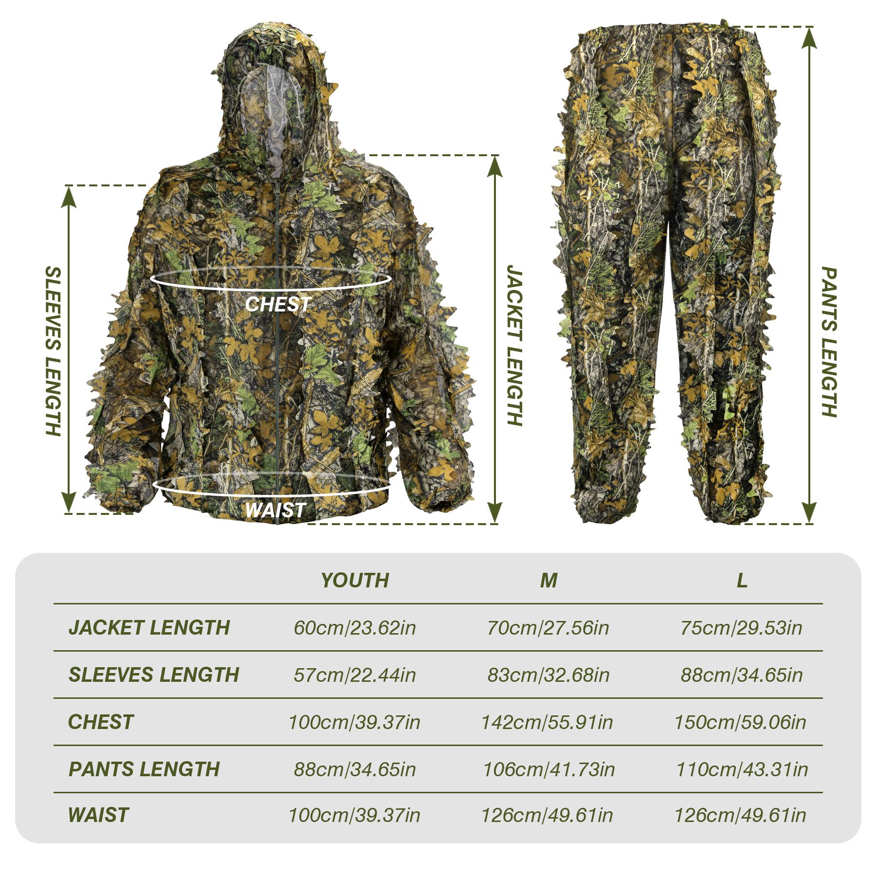 Traje Ghillie Biônico 3D com F - Hunting Outdoor Apparel avaliação e preço