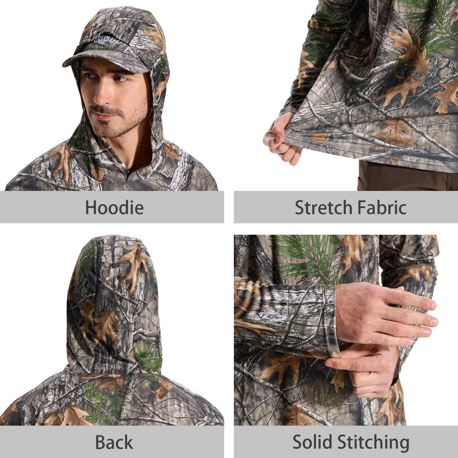 Caça ao ar livre fotografia ob - Outdoor Hunting Hoodie avaliação e preço