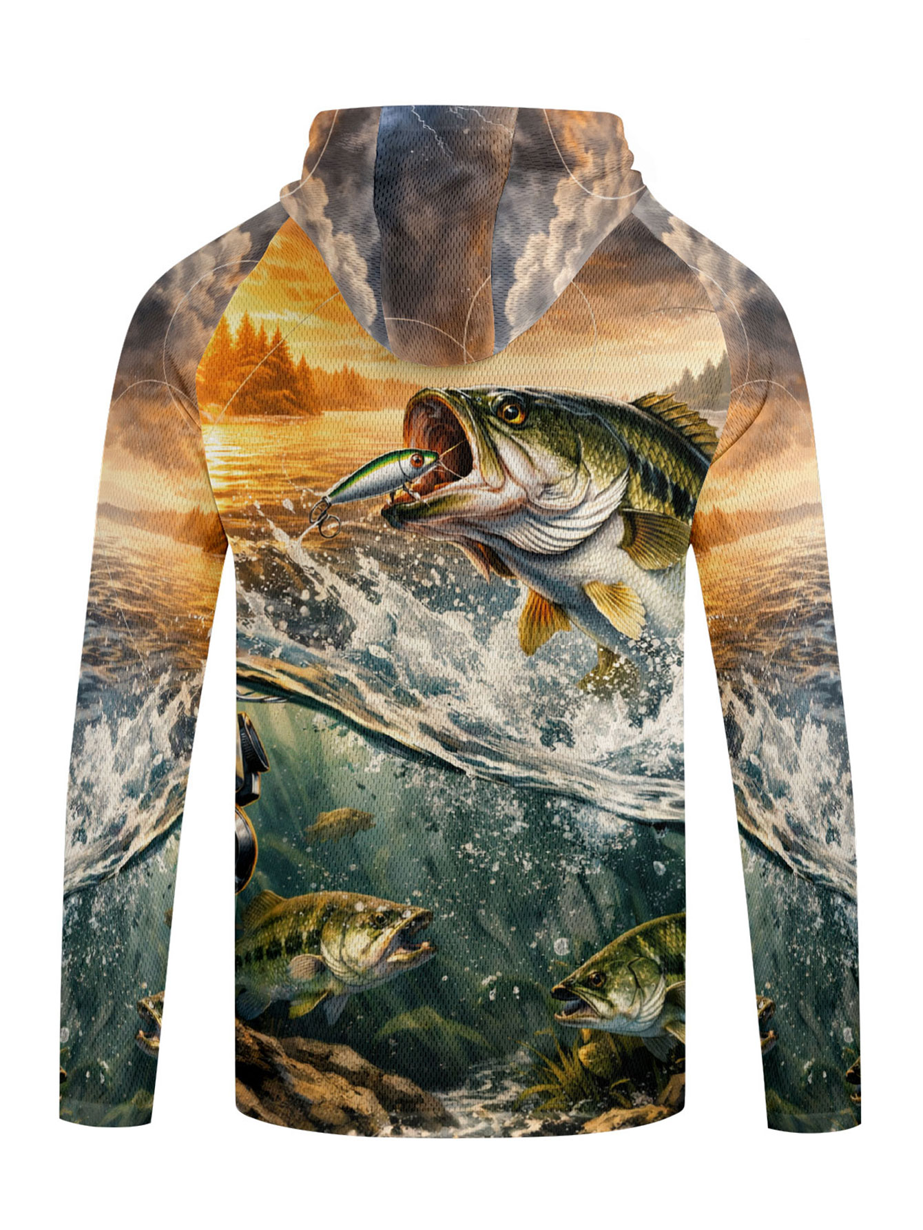 Camisa de Pesca com Capuz para - Outdoor Hunting Hoodie avaliação e preço