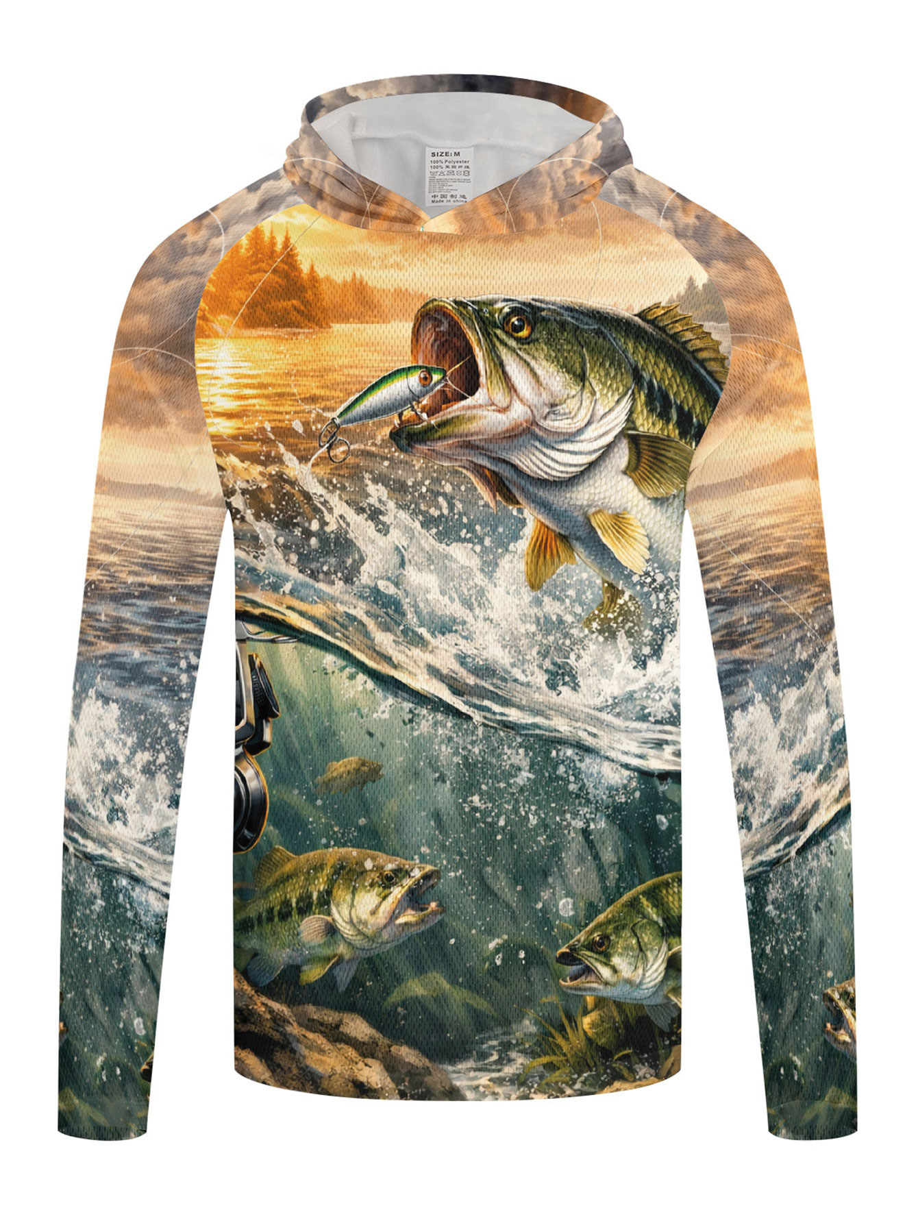 Camisa de Pesca com Capuz para - Outdoor Hunting Hoodie avaliação e preço