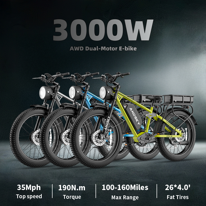 Bicicleta Elétrica ANDSKY Apex - Hunting Outdoor Day avaliação e preço