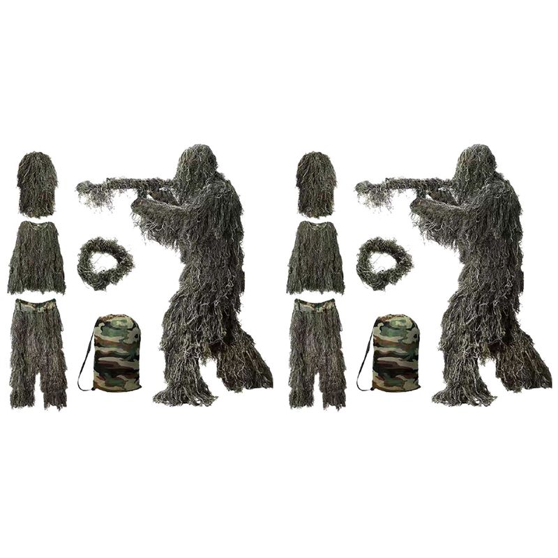 AEF6-2X 5 em 1 Traje Ghillie,  - Hunting Outdoor Apparel avaliação e preço