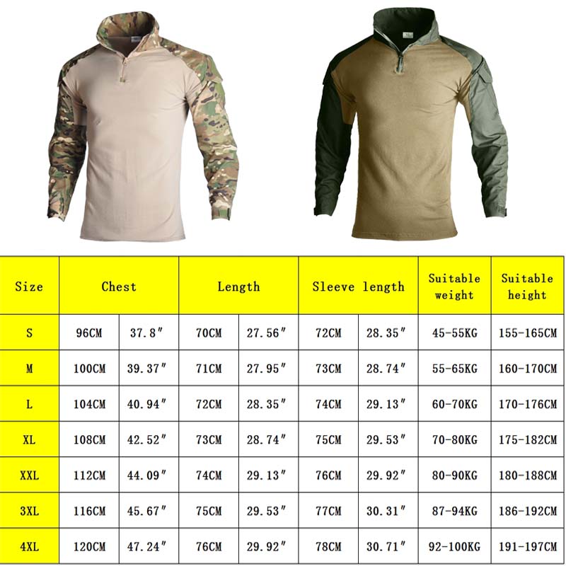 Camisas Táticas de Manga Longa - Hunting Outdoor Apparel avaliação e preço