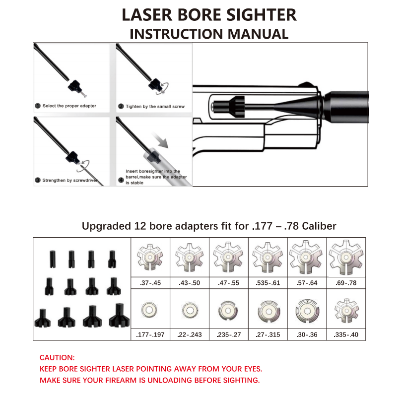 Kit de Mira a Laser Tático com - Laser Boresighter Kit avaliação e preço